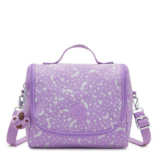 Kipling New Kichirou Printed Lunch Bag Çanta Mor | TR 1280KO